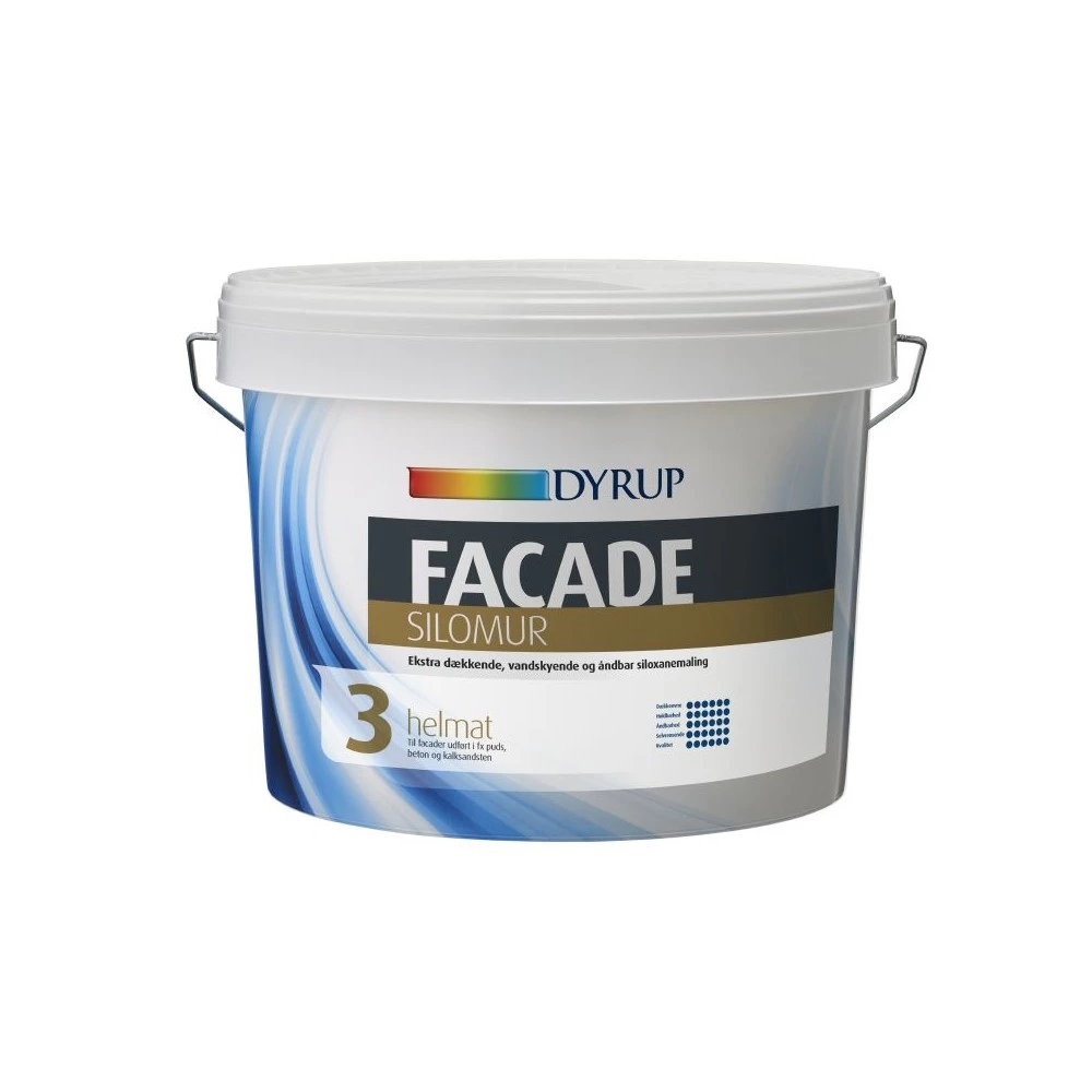 Dyrup Facade Silomur Hvid - 9lt 3 Dyrup Facade Silomur Hvid - 9lt