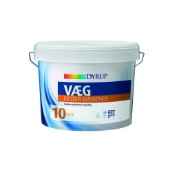 Dyrup Væg 10 - Ekstra Dækkende Hvid - 9,00lt