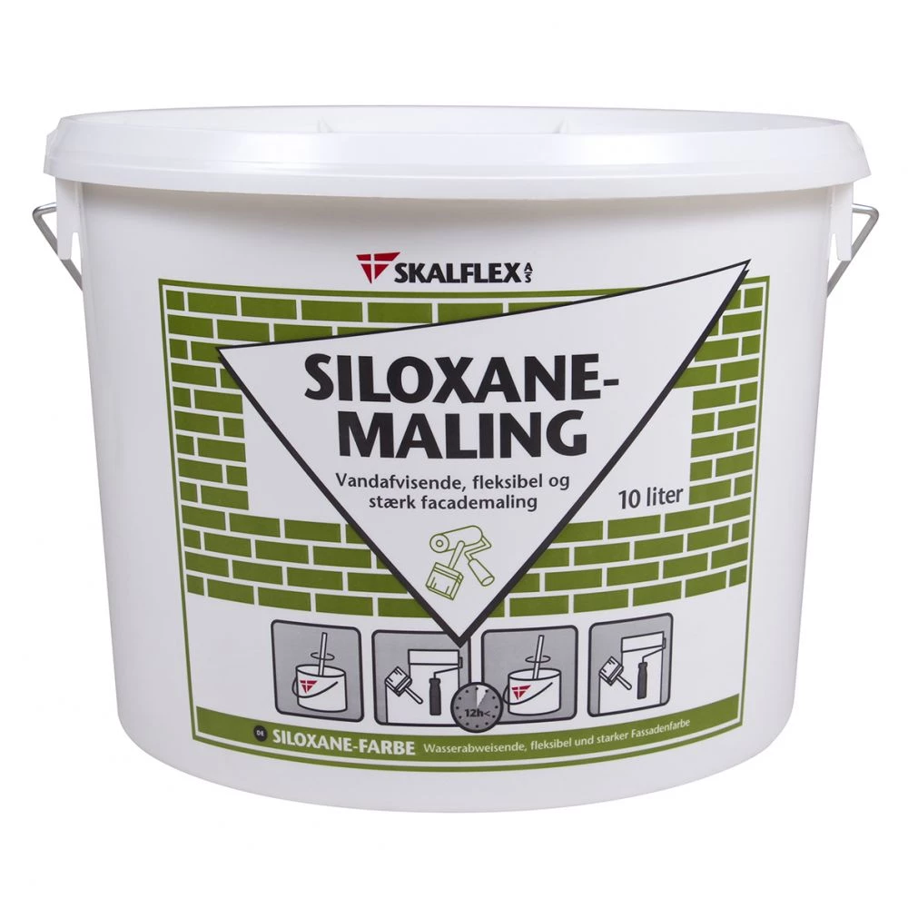 Skalflex Facademaling Siloxane - Hvid 5lt 3 Skalflex Facademaling Siloxane - Hvid 5lt