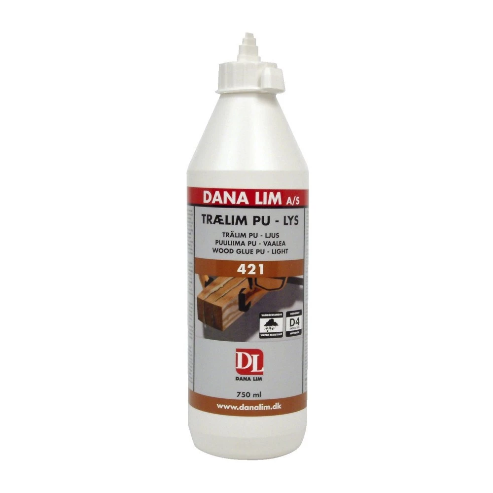 Dana Lim A/S Dana Trælim Pu 421 Lys 750ml 3 Dana Lim A/S Dana Trælim Pu 421 Lys 750ml