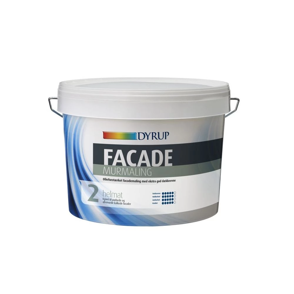 Dyrup Facade - Murmaling Hvid - 4,5lt 3 Dyrup Facade - Murmaling Hvid - 4,5lt