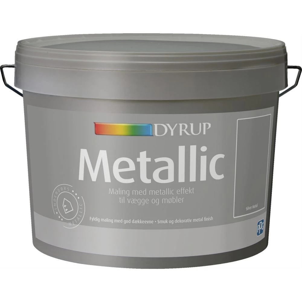 Dyrup Metallic Silver Metal - 2,25lt 3 Dyrup Metallic Silver Metal - 2,25lt
