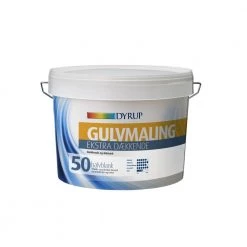 Dyrup Gulvmaling Vand Ekstra Dækkende Hvid - 2,25lt