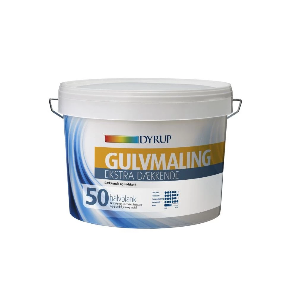 Dyrup Gulvmaling Vand Ekstra Dækkende Hvid - 2,25lt 3 Dyrup Gulvmaling Vand Ekstra Dækkende Hvid - 2,25lt