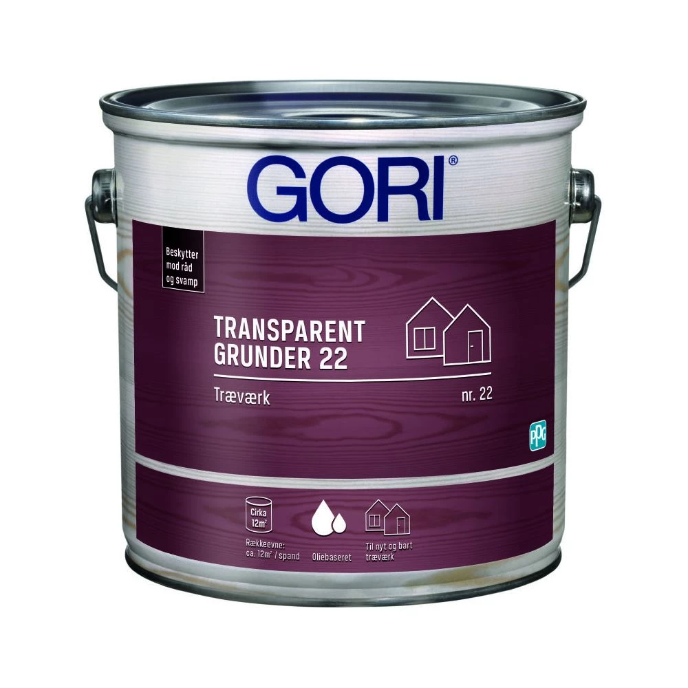 Dyrup Gori 22 Grunder Farveløs - 2,50lt 3 Dyrup Gori 22 Grunder Farveløs - 2,50lt