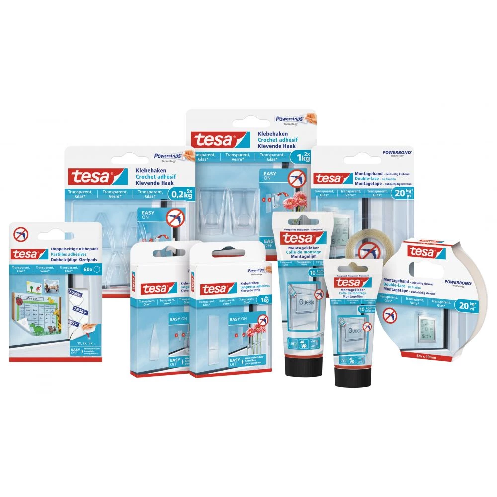 Tesa Monteringstape Til Transparente Overflader Og Glas (20 Kg/m), Rulle 15 Tesa Monteringstape Til Transparente Overflader Og Glas (20 Kg/m), Rulle - Billede 13