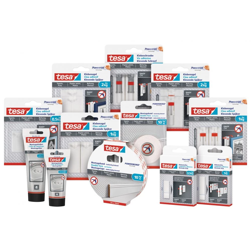 Tesa Justerbart Klæbesøm Til Tapet Og Gips (2 Kg), 2 Stk. 21 Tesa Justerbart Klæbesøm Til Tapet Og Gips (2 Kg), 2 Stk. - Billede 19