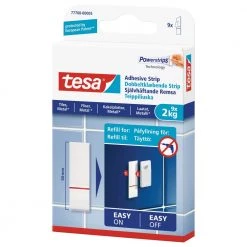 Tesa Dobbeltklæbende Strips Til Fliser Og Metal (2 Kg), 9 Stk. 16 Tesa Dobbeltklæbende Strips Til Fliser Og Metal (2 Kg), 9 Stk. -Homeshop Butik unnamed file 593