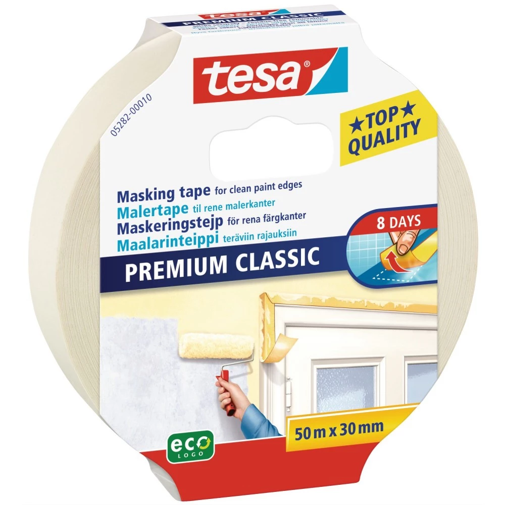 Tesa Afdækningstape Classic 50 M X 30 Mm 3 Tesa Afdækningstape Classic 50 M X 30 Mm