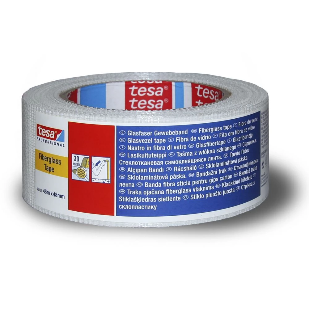 Tesa Glasfibervæv Hvid 45 M X 48 Mm 3 Tesa Glasfibervæv Hvid 45 M X 48 Mm