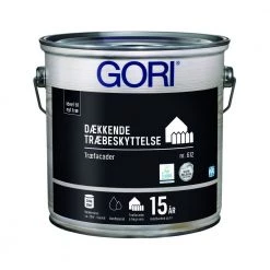 Dyrup Gori 612 Træbeskyttelse Dækkende Kulsort - 2,5lt