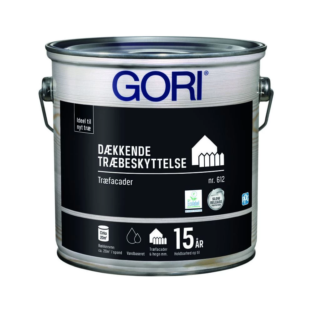 Dyrup Gori 612 Træbeskyttelse Dækkende Kulsort - 2,5lt 3 Dyrup Gori 612 Træbeskyttelse Dækkende Kulsort - 2,5lt