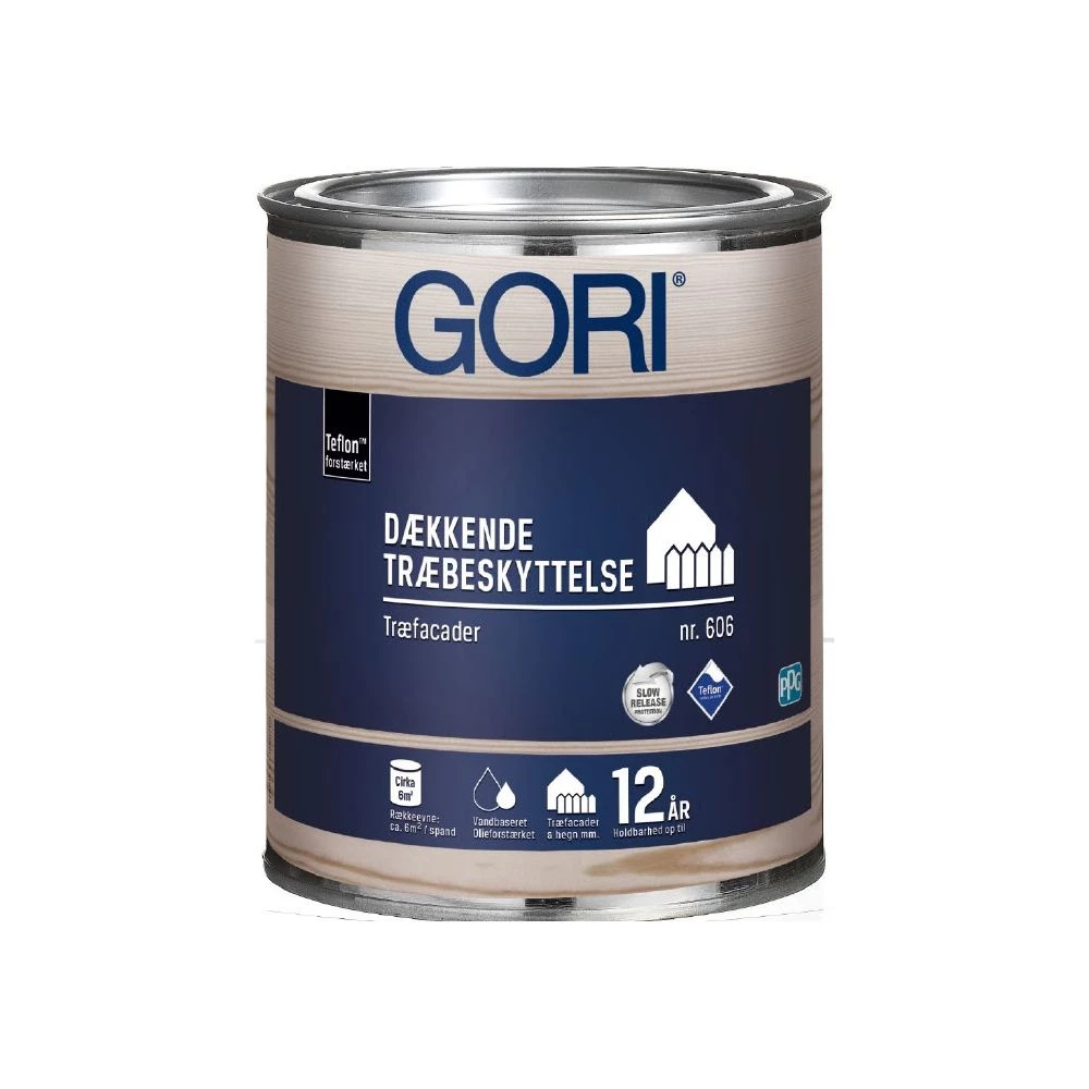 Dyrup Gori 606 Træbeskyttelse Dækkende Kridt - 0,75 Liter 3 Dyrup Gori 606 Træbeskyttelse Dækkende Kridt - 0,75 Liter