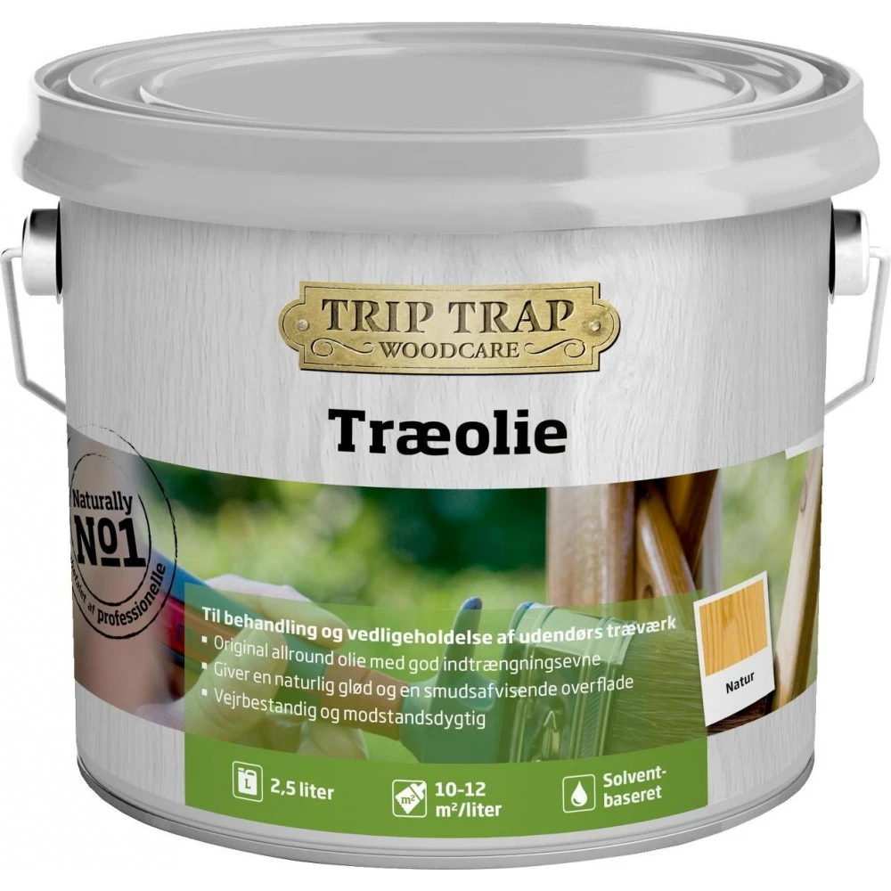 Trip Trap Træolie Natur 2,5lt 3 Trip Trap Træolie Natur 2,5lt