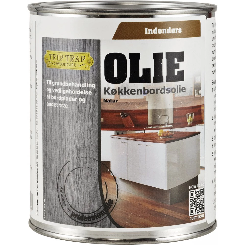 Trip Trap Køkkenbordsolie Natur 0,75lt 3 Trip Trap Køkkenbordsolie Natur 0,75lt